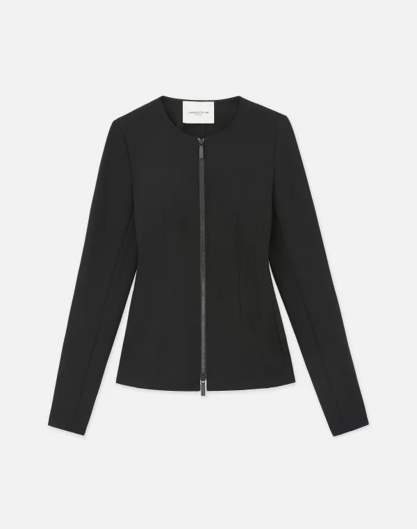 Women Lafayette 148 New York Acclaimed Stretch Fitted Jacket