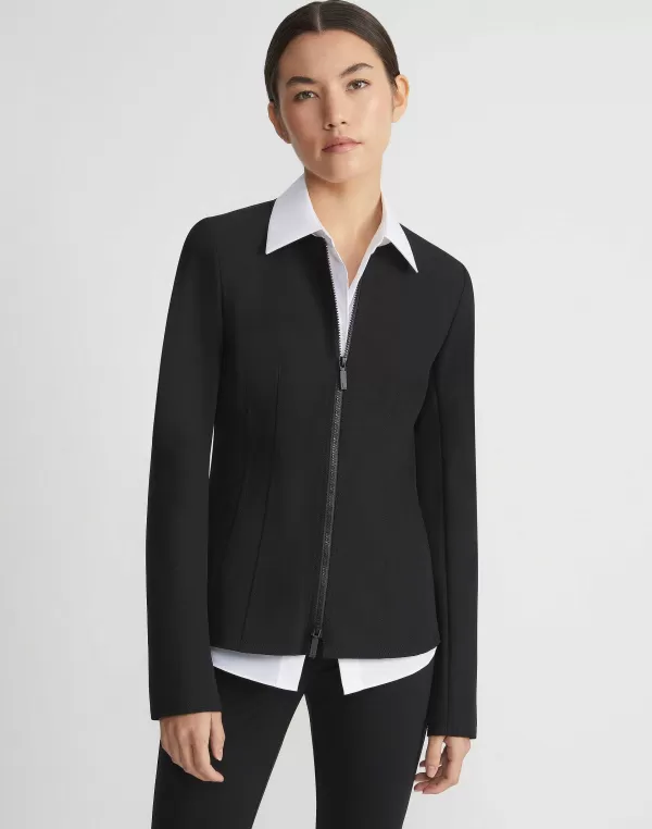 Women Lafayette 148 New York Acclaimed Stretch Fitted Jacket