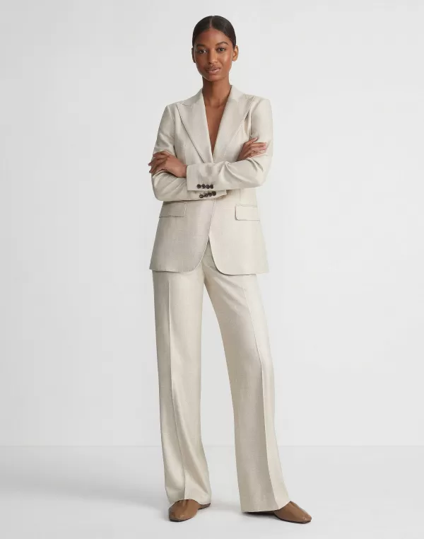 Women Lafayette 148 New York Bamboo Viscose Twill Gates Pant