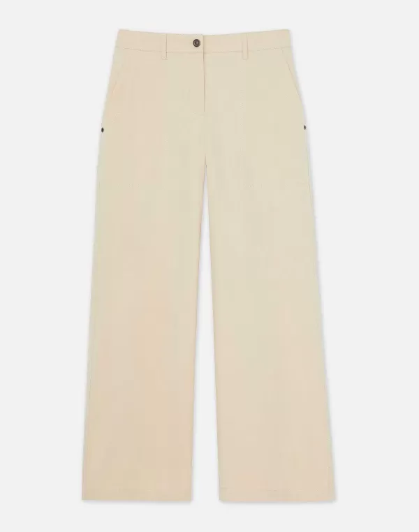 Women Lafayette 148 New York Bi-Stretch Pima Cotton Fulton Cropped Pant