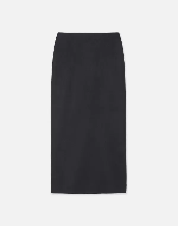 Women Lafayette 148 New York Boiled Wool-Cashmere Jersey Pencil Skirt