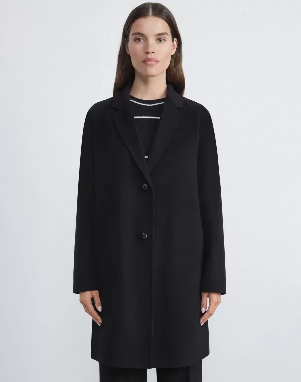 Women Lafayette 148 New York Cashmere Double Face Oversized Car Coat