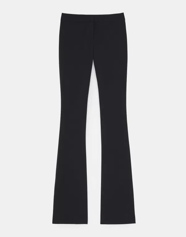 Women Lafayette 148 New York Compact Stretch Viscose Waldorf Flared Pant