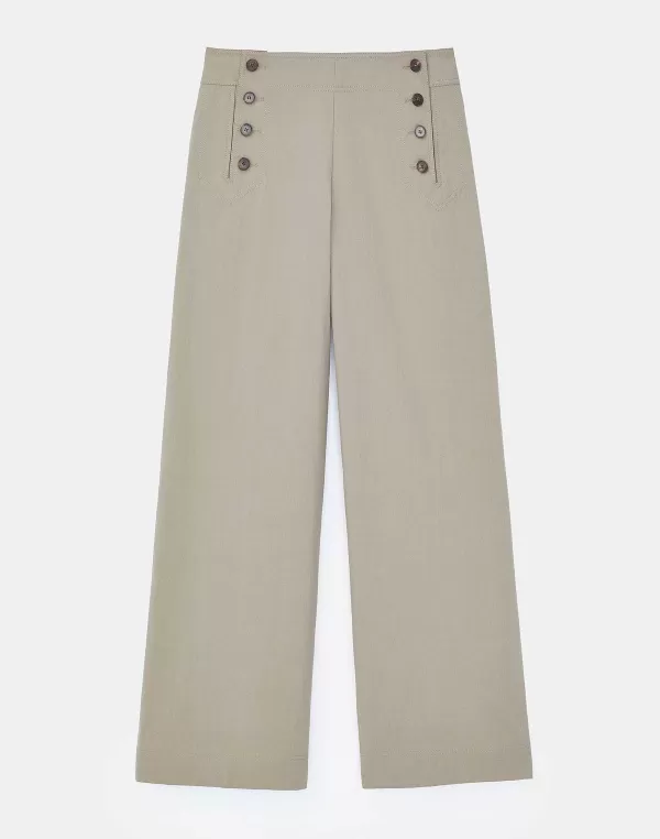 Women Lafayette 148 New York Cotton Twill Seabring Pant