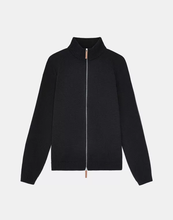 Women Lafayette 148 New York Cotton-Silk Tape Knit Bomber