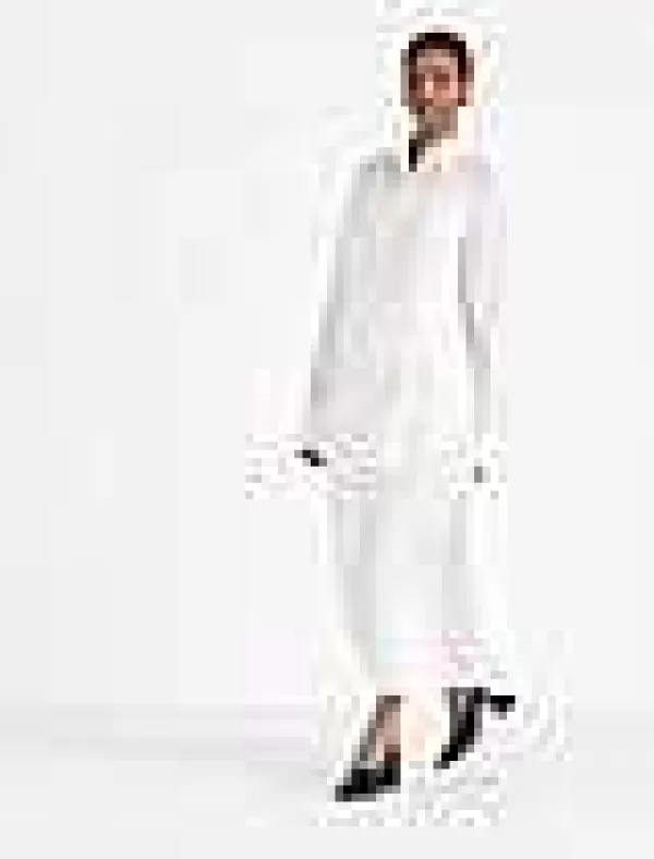 Women Lafayette 148 New York Embroidered Flora Cotton Voile Oversized Shirt