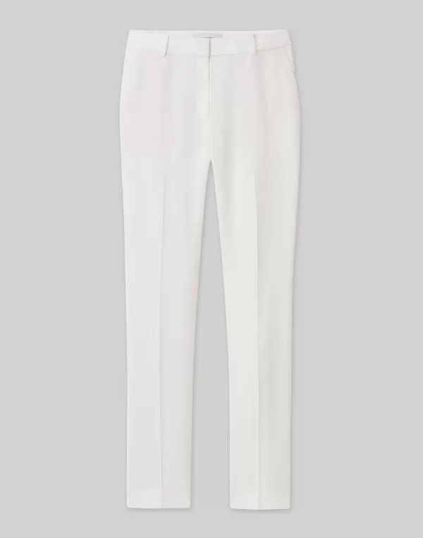 Women Lafayette 148 New York Finesse Crepe Clinton Ankle Pant