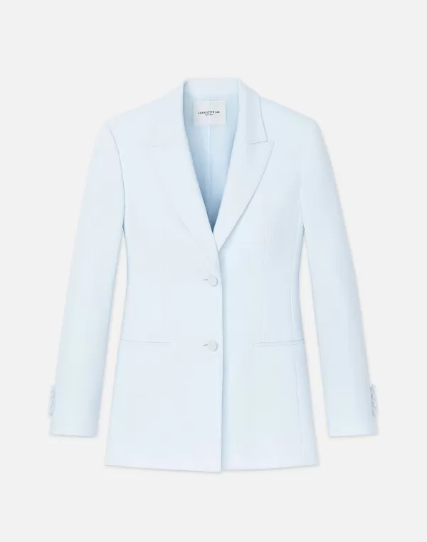 Women Lafayette 148 New York Finesse Crepe Fitted Blazer