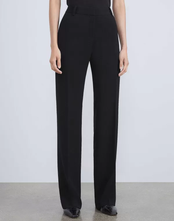 Women Lafayette 148 New York Finesse Crepe Gates Pant