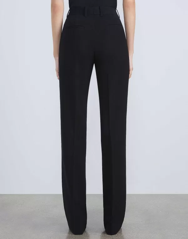 Women Lafayette 148 New York Finesse Crepe Gates Pant