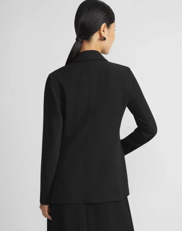 Women Lafayette 148 New York Finesse Crepe Three Pocket Blazer