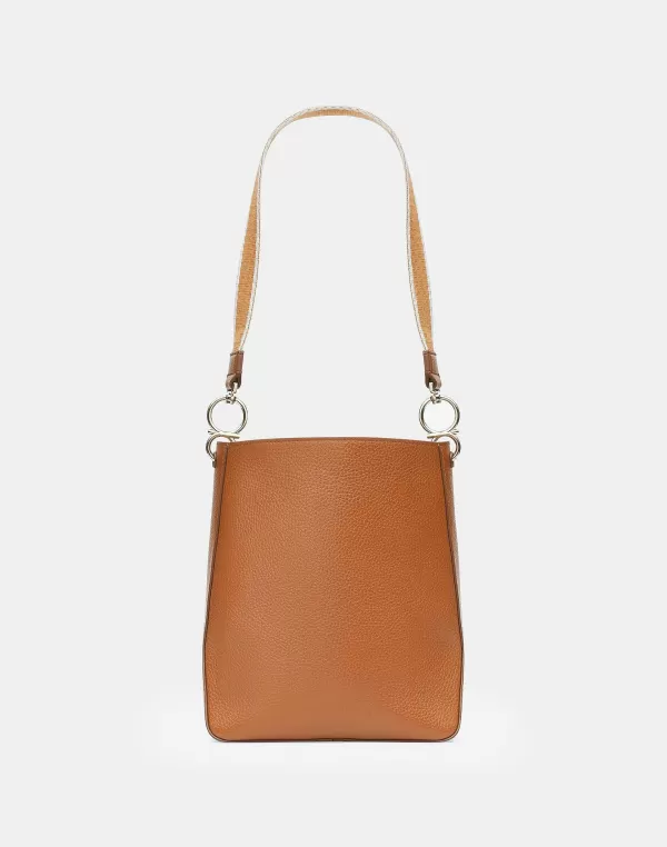 Women Lafayette 148 New York Grained Calfskin Leather 8 Knot Hobo—Small