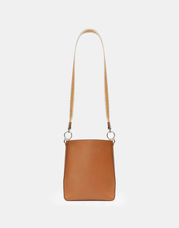 Women Lafayette 148 New York Grained Calfskin Leather 8 Knot Hobo—Small