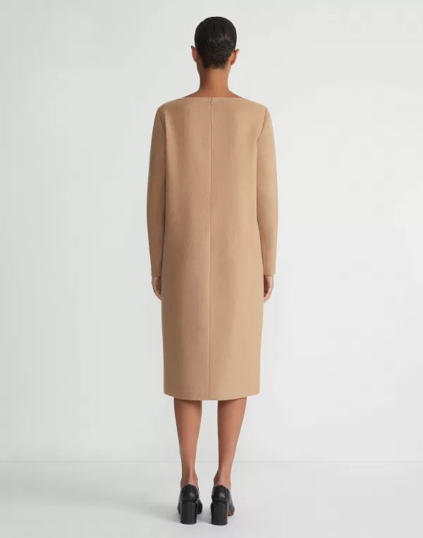 Women Lafayette 148 New York Hair Bateau Neck Dress