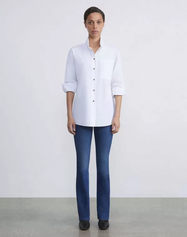 Women Lafayette 148 New York L148 Denim Mercer Kick-Flare Jean