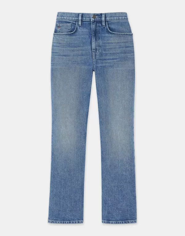 Women Lafayette 148 New York L148 Denim Mott Flared Ankle Jean