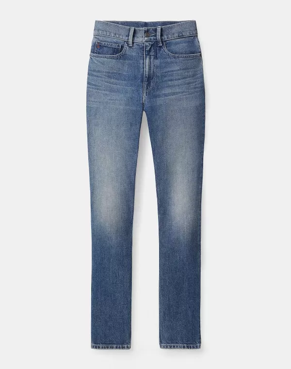 Women Lafayette 148 New York L148 Denim Reeve Straight Jean