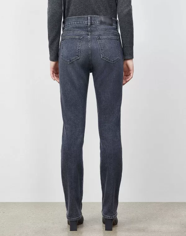 Women Lafayette 148 New York L148 Denim Reeve Straight Jean