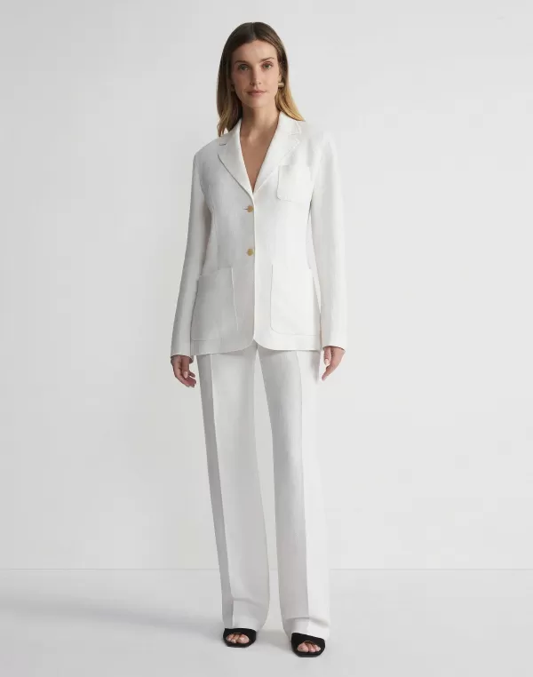 Women Lafayette 148 New York Linen Gates Pant