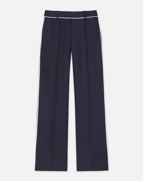 Women Lafayette 148 New York Linen Tipped Sullivan Pant