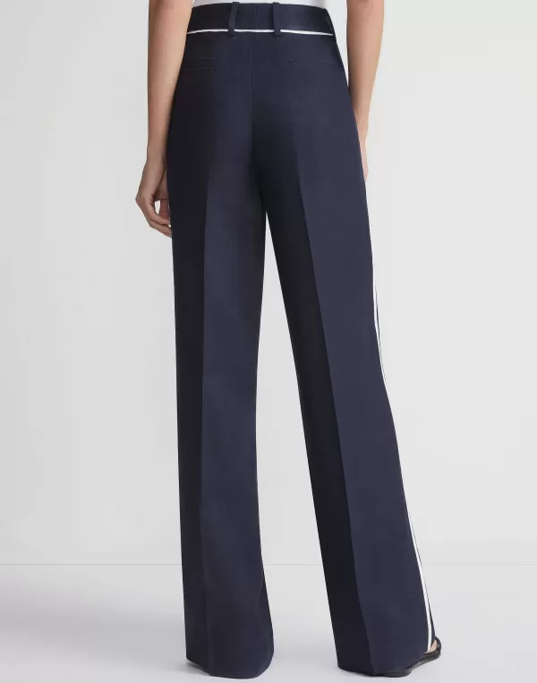 Women Lafayette 148 New York Linen Tipped Sullivan Pant