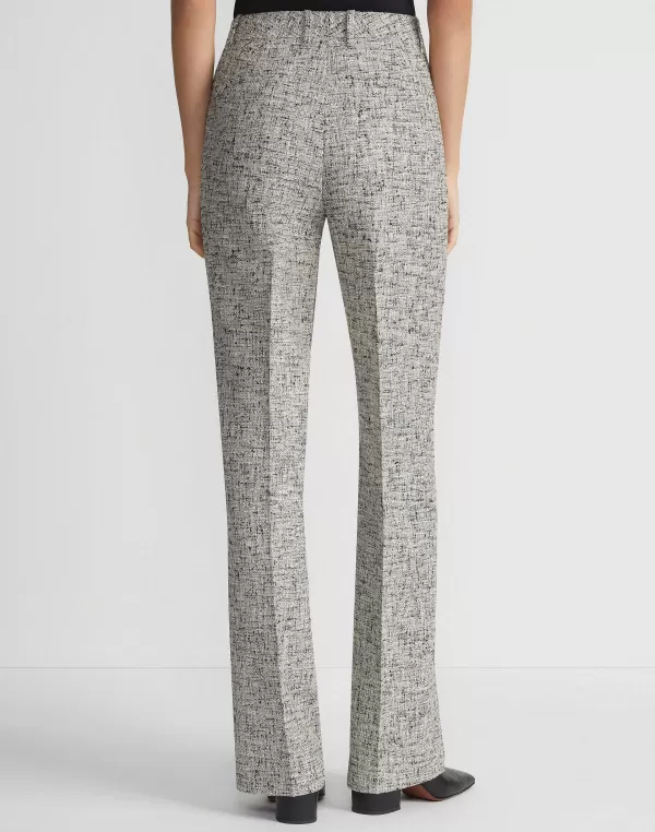 Women Lafayette 148 New York Linen-Cotton Boucl Tweed Gates Pant