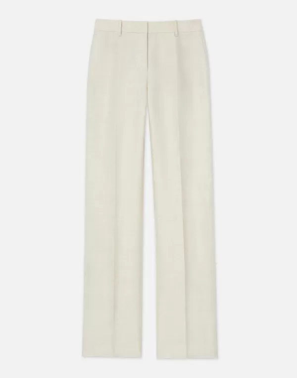 Women Lafayette 148 New York Linen-Viscose Gates Pant