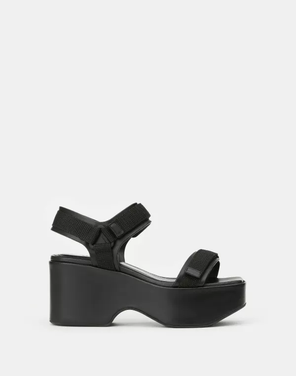 Women Lafayette 148 New York Nappa Leather Platform Sandal