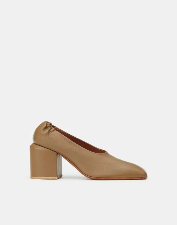 Women Lafayette 148 New York Nappa Leather Square Toe Pump