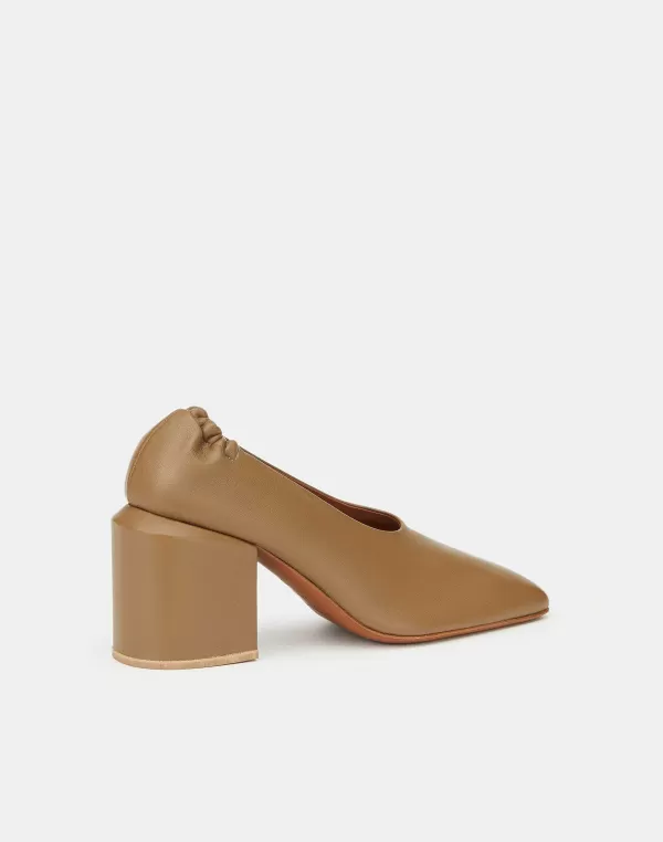 Women Lafayette 148 New York Nappa Leather Square Toe Pump