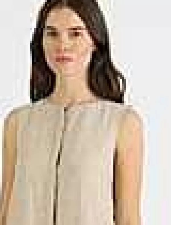 Women Lafayette 148 New York Organic Linen Button Side Dress