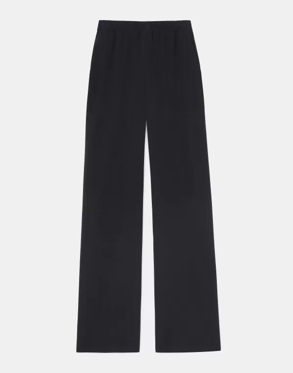 Women Lafayette 148 New York Organic Silk Crepe De Chine Perry Pant