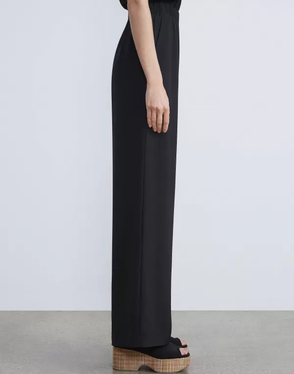 Women Lafayette 148 New York Organic Silk Crepe De Chine Perry Pant