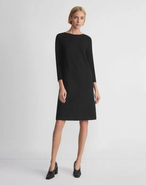 Women Lafayette 148 New York Punto Milano A-Line Dress