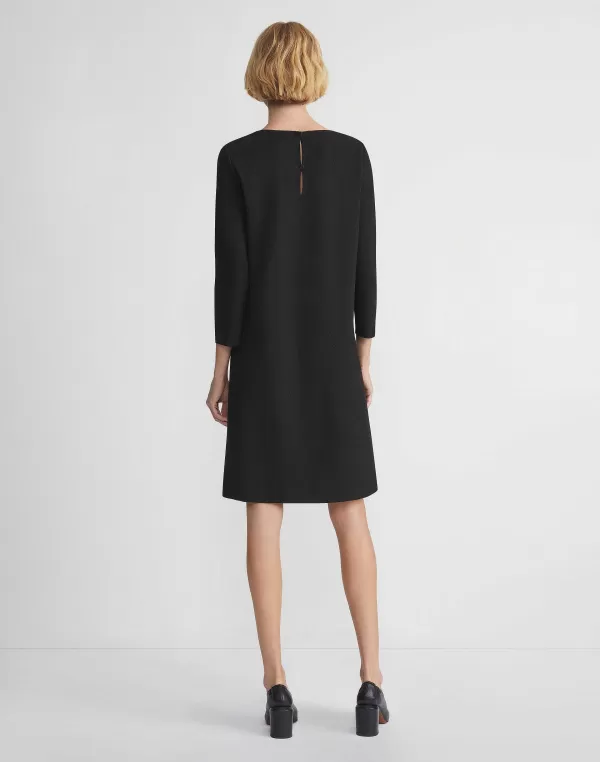 Women Lafayette 148 New York Punto Milano A-Line Dress