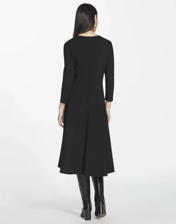 Women Lafayette 148 New York Punto Milano Flared Midi Dress