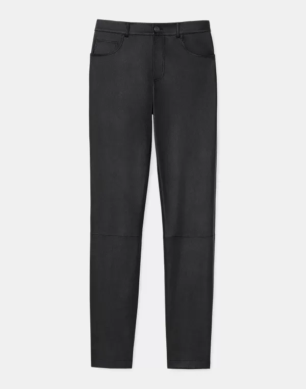 Women Lafayette 148 New York Reeve Pant In Silky Stretch Nappa