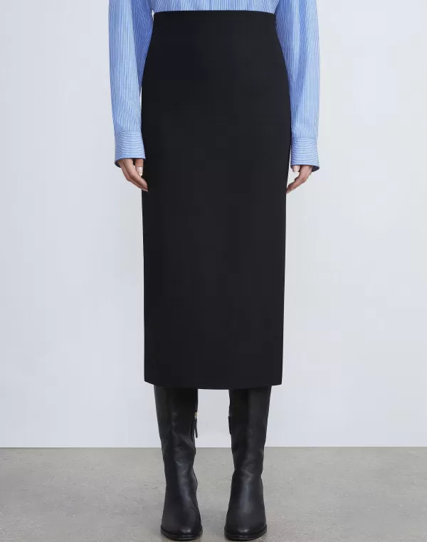 Women Lafayette 148 New York Responsible Wool Double Face Pencil Skirt