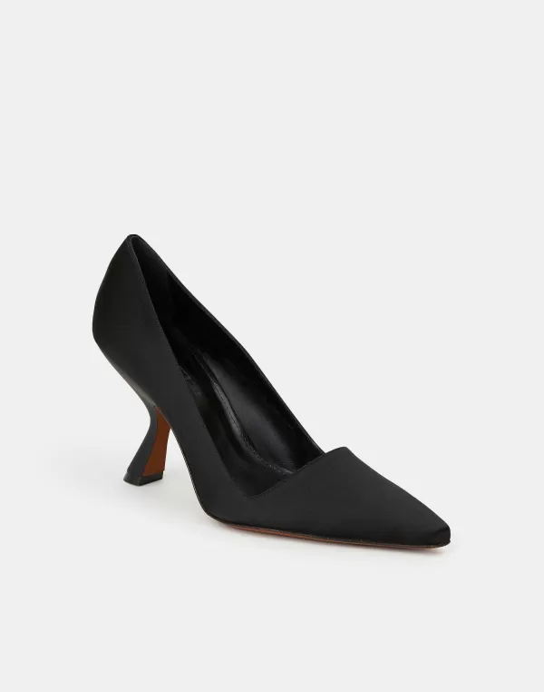 Women Lafayette 148 New York Satin High Heeled Pump