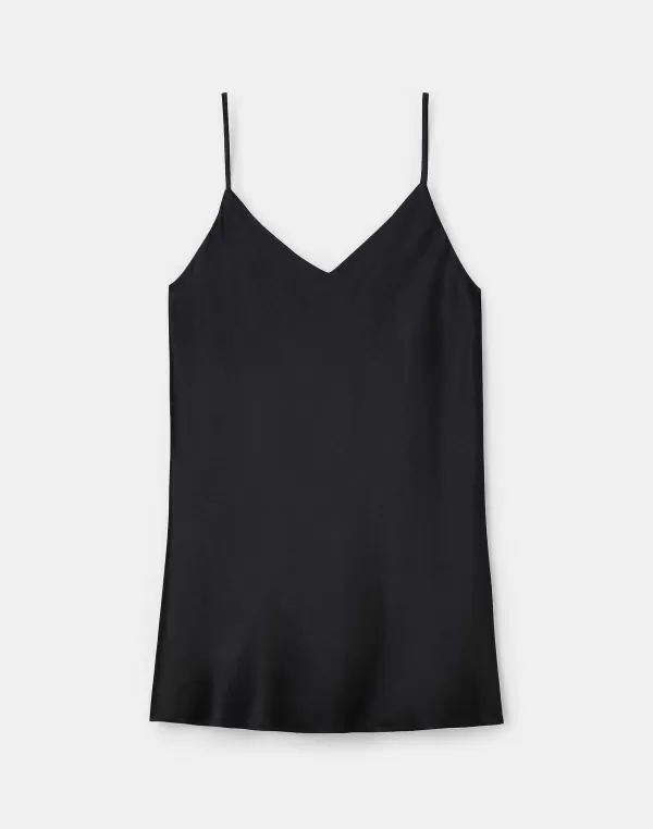 Women Lafayette 148 New York Silk Charmeuse Bias Tank