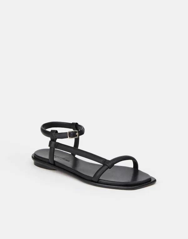 Women Lafayette 148 New York Soft Calfskin Leather City Sandal