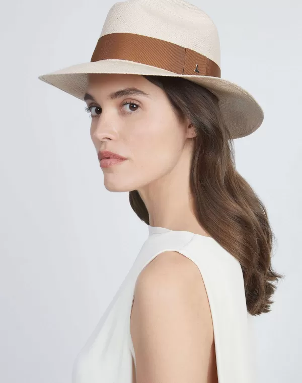 Women Lafayette 148 New York Straw Panama Hat