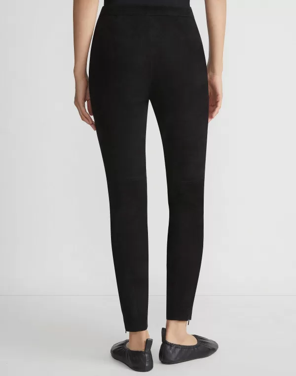 Women Lafayette 148 New York Stretch Suede Leonard Legging