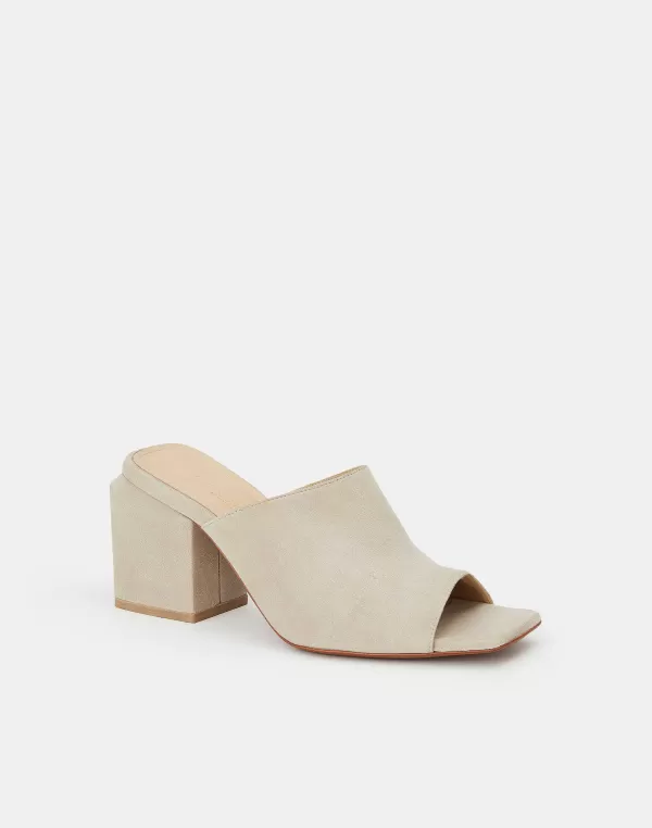 Women Lafayette 148 New York Suede Heeled Mule