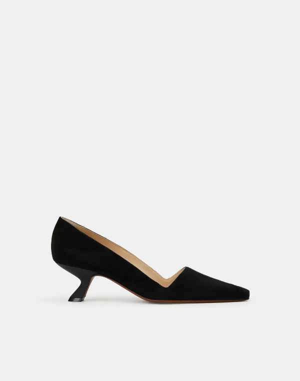 Women Lafayette 148 New York Suede Heeled Pump