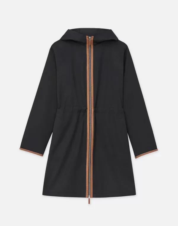 Women Lafayette 148 New York Techno Twill Anorak