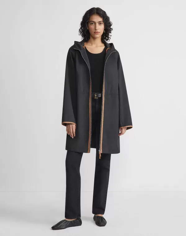 Women Lafayette 148 New York Techno Twill Anorak